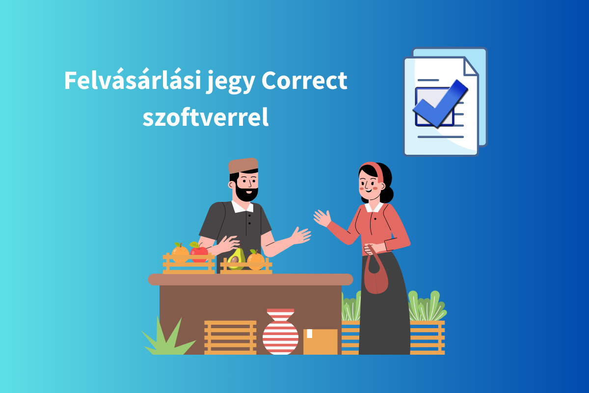 Correct: Felvásárlási jegy készítő szoftver